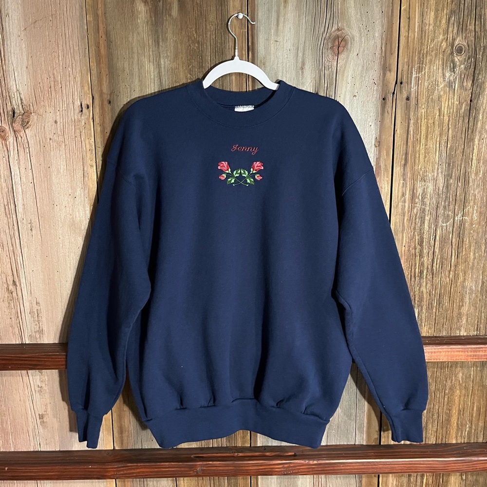 Embroidered Vintage Sweatshirt Crewneck